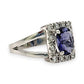 BRAND NEW | 18ct W Gold Midnight Violet Ring Valuation $9,750