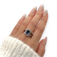 BRAND NEW | 18ct W Gold Midnight Violet Ring Valuation $9,750