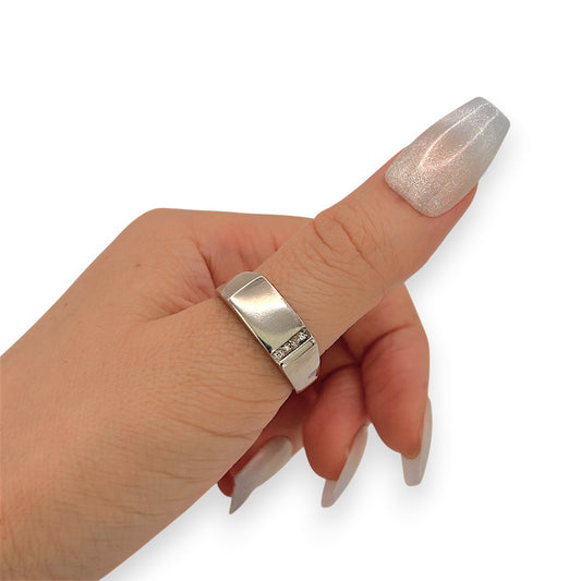 BRAND NEW | Palladium Ring - Horizon Band