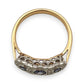 BRAND NEW | 18ct Y/W Gold Sapphire Trinity Ring Valuation $5,800