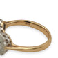 BRAND NEW | 18ct Y/W Gold Sapphire Trinity Ring Valuation $5,800