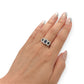 BRAND NEW | 18ct Y/W Gold Sapphire Trinity Ring Valuation $5,800