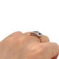 BRAND NEW | 18ct Y/W Gold Sapphire Trinity Ring Valuation $5,800