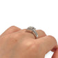 BRAND NEW| 18ct White Gold Ring Diamond Crest Valuation $7,300