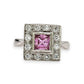BRAND NEW | 18ct W/Gold Imperial Pink Sapphire Ring Valuation $12,850
