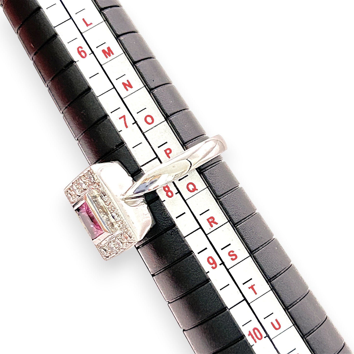 BRAND NEW | 18ct W/Gold Imperial Pink Sapphire Ring Valuation $12,850