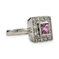 BRAND NEW | 18ct W/Gold Imperial Pink Sapphire Ring Valuation $12,850