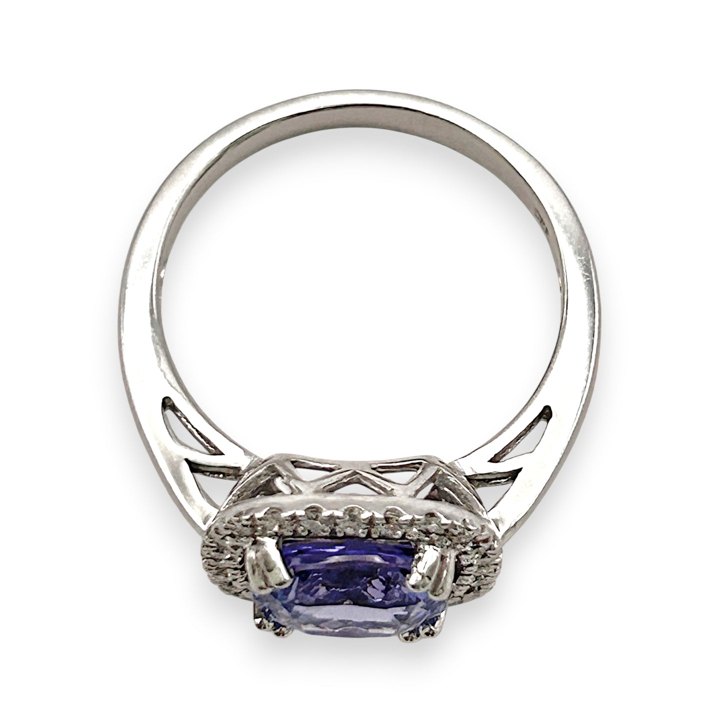 BRAND NEW | 18ct W/Gold Celestia Tanzanite Ring Valuation $9,200