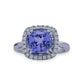 BRAND NEW | 18ct W/Gold Celestia Tanzanite Ring Valuation $9,200