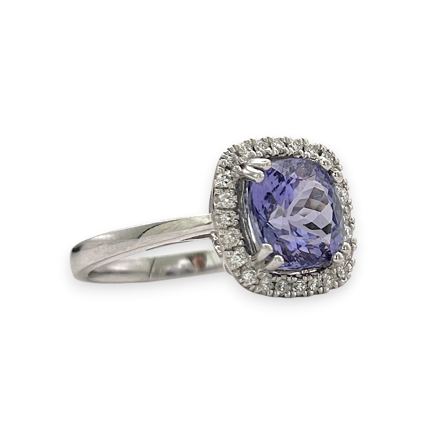 BRAND NEW | 18ct W/Gold Celestia Tanzanite Ring Valuation $9,200