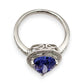 BRAND NEW | 18ct White Gold Celestial Violet Crown Ring Valuation $10,900