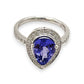 BRAND NEW | 18ct White Gold Celestial Violet Crown Ring Valuation $10,900
