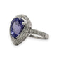 BRAND NEW | 18ct White Gold Celestial Violet Crown Ring Valuation $10,900