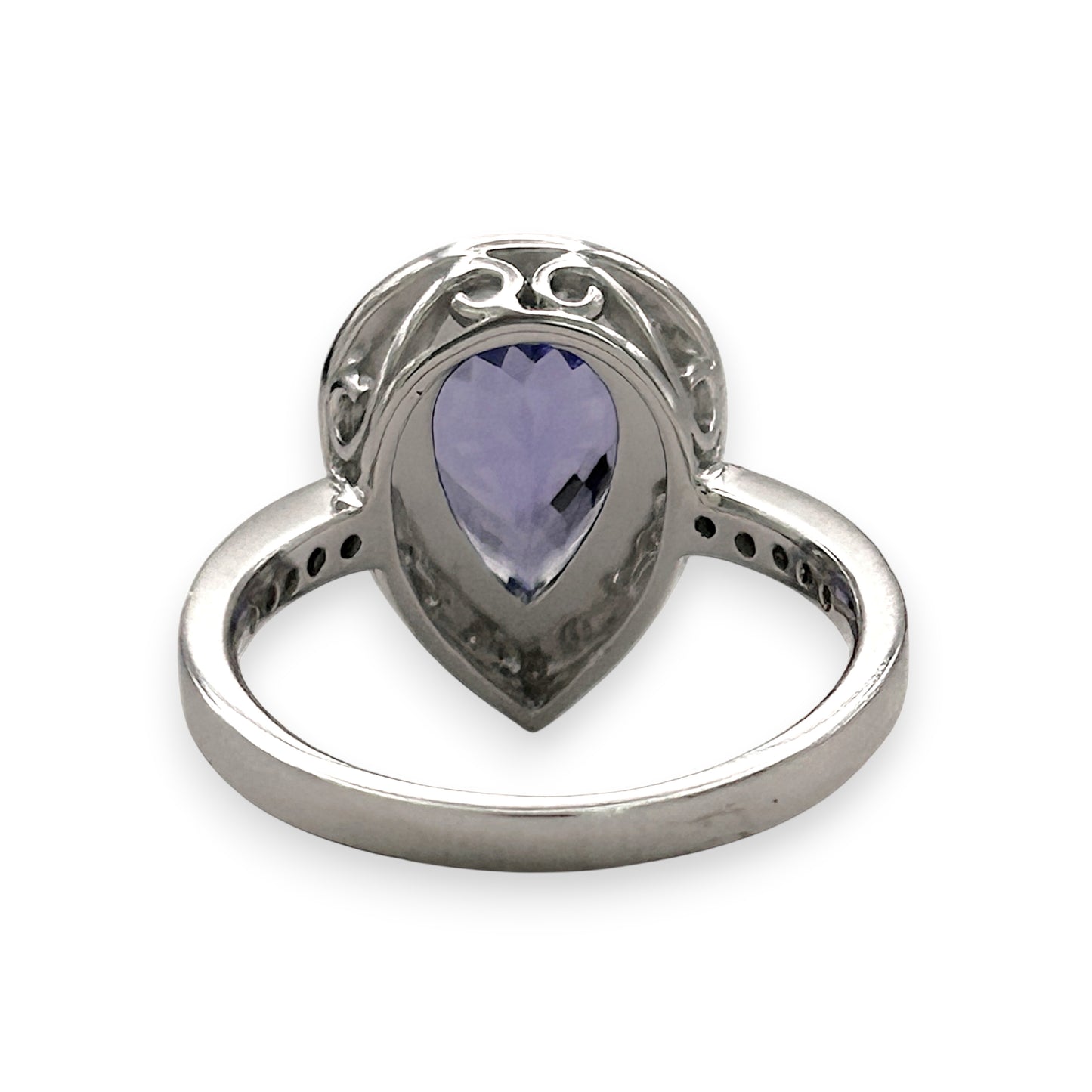 BRAND NEW | 18ct White Gold Celestial Violet Crown Ring Valuation $10,900