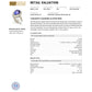 BRAND NEW | 18ct White Gold Celestial Violet Crown Ring Valuation $10,900