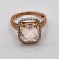 BRAND NEW | 9ct Rose Gold Blush Petal Morganite Ring Valuation $2,900