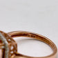 BRAND NEW | 9ct Rose Gold Blush Petal Morganite Ring Valuation $2,900