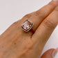 BRAND NEW | 9ct Rose Gold Blush Petal Morganite Ring Valuation $2,900
