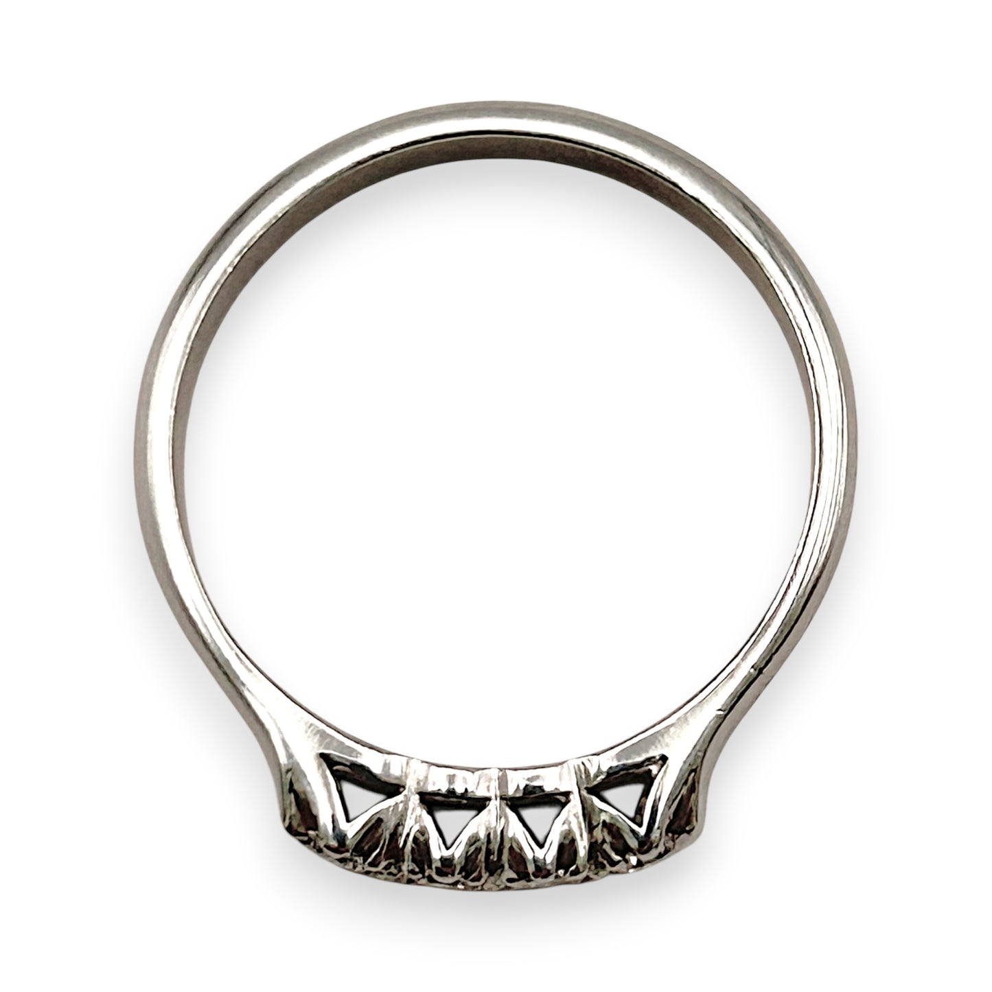 BRAND NEW | 18ct White Gold Aurora Diamond Line Ring Valuation $3,600