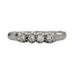 BRAND NEW | 18ct White Gold Aurora Diamond Line Ring Valuation $3,600