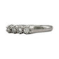 BRAND NEW | 18ct White Gold Aurora Diamond Line Ring Valuation $3,600