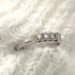 BRAND NEW | 18ct White Gold Aurora Diamond Line Ring Valuation $3,600