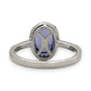 BRAND NEW | 18ct  White Gold Celestine Tanzanite Ring Valuation $7,700
