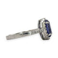 BRAND NEW | 18ct  White Gold Celestine Tanzanite Ring Valuation $7,700