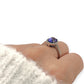 BRAND NEW | 18ct  White Gold Celestine Tanzanite Ring Valuation $7,700