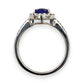 BRAND NEW | 18ct  White Gold Celestine Tanzanite Ring Valuation $7,700