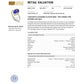 BRAND NEW | 18ct  White Gold Celestine Tanzanite Ring Valuation $7,700