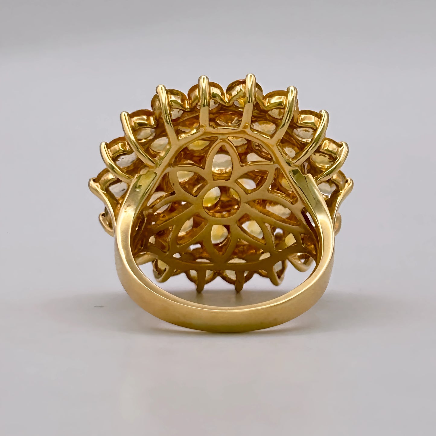 BRAND NEW | 18ct Gold Ring Imperial Ember Sapphire Valuation $16,700