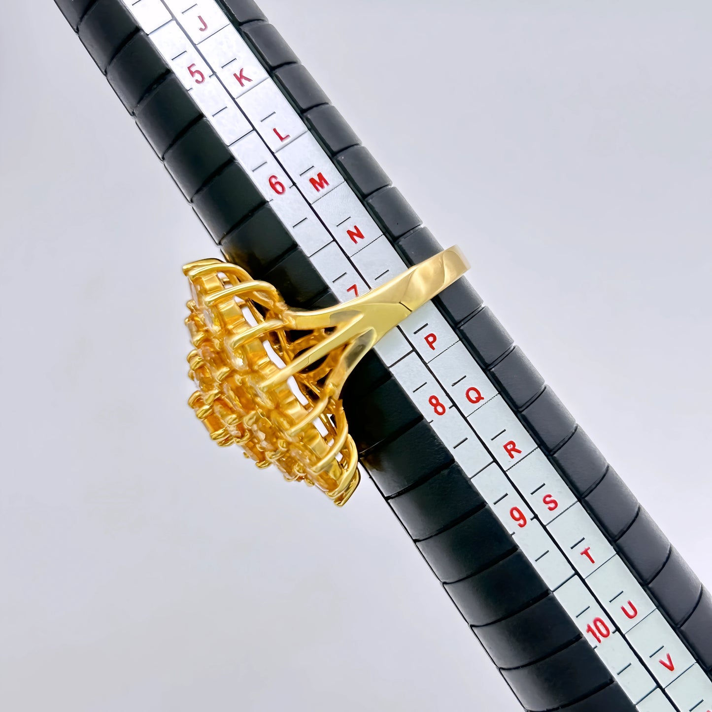 BRAND NEW | 18ct Gold Ring Imperial Ember Sapphire Valuation $16,700