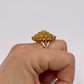 BRAND NEW | 18ct Gold Ring Imperial Ember Sapphire Valuation $16,700