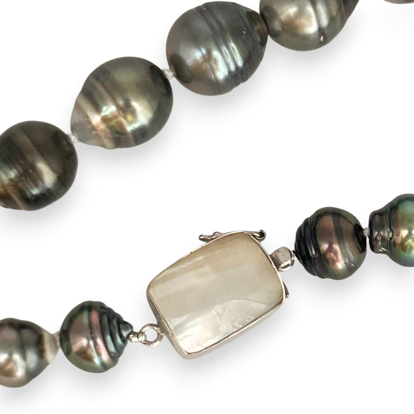 BRAND NEW | South Sea Tahitian Pearl Necklace - Dark Mirage