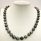 BRAND NEW | South Sea Tahitian Pearl Necklace - Dark Mirage