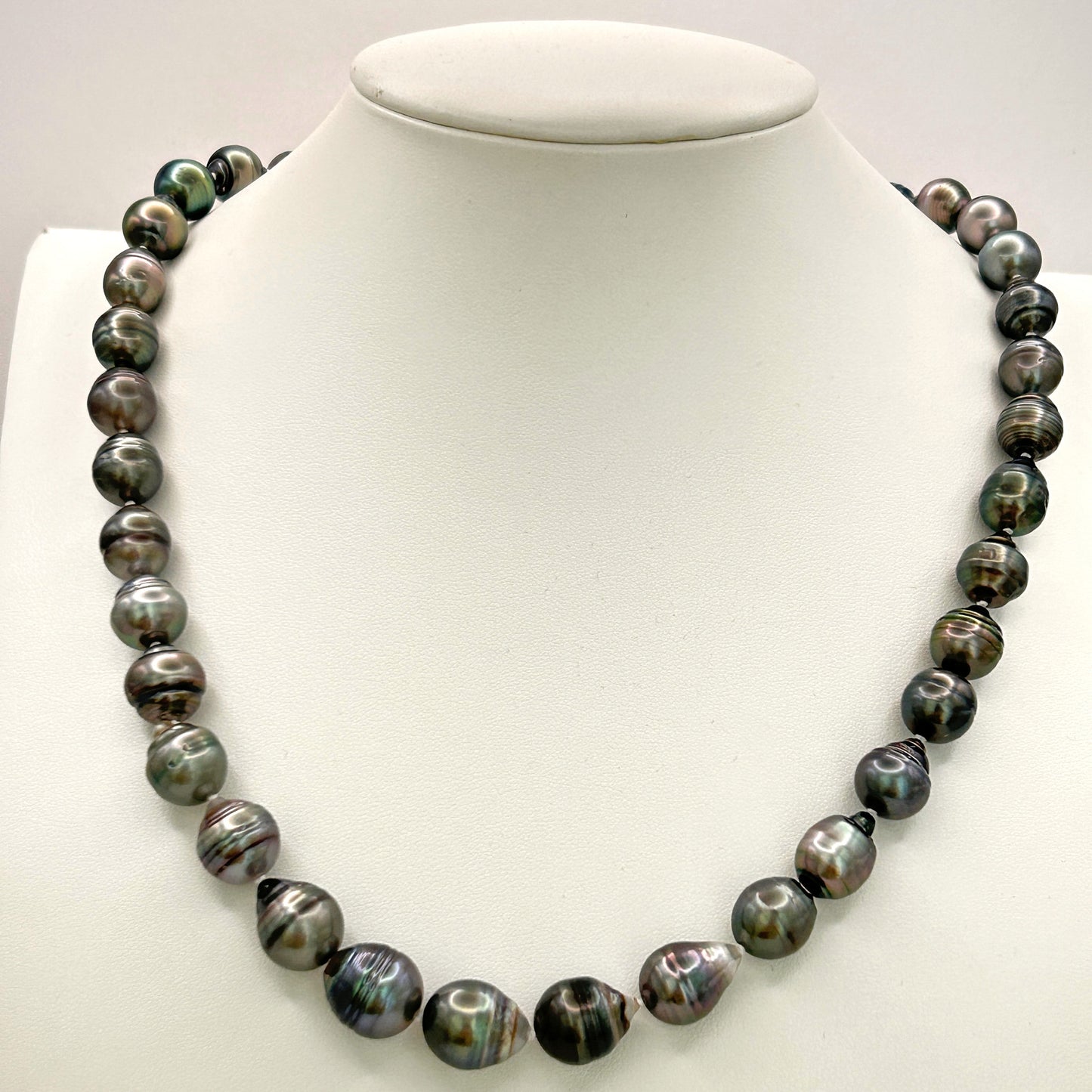 BRAND NEW | South Sea Tahitian Pearl Necklace - Dark Mirage