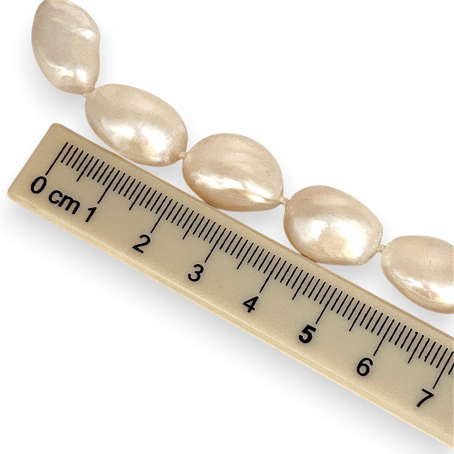 NZGD | Freshwater Baroque Pearl Necklace - Ivory Shade 43cm