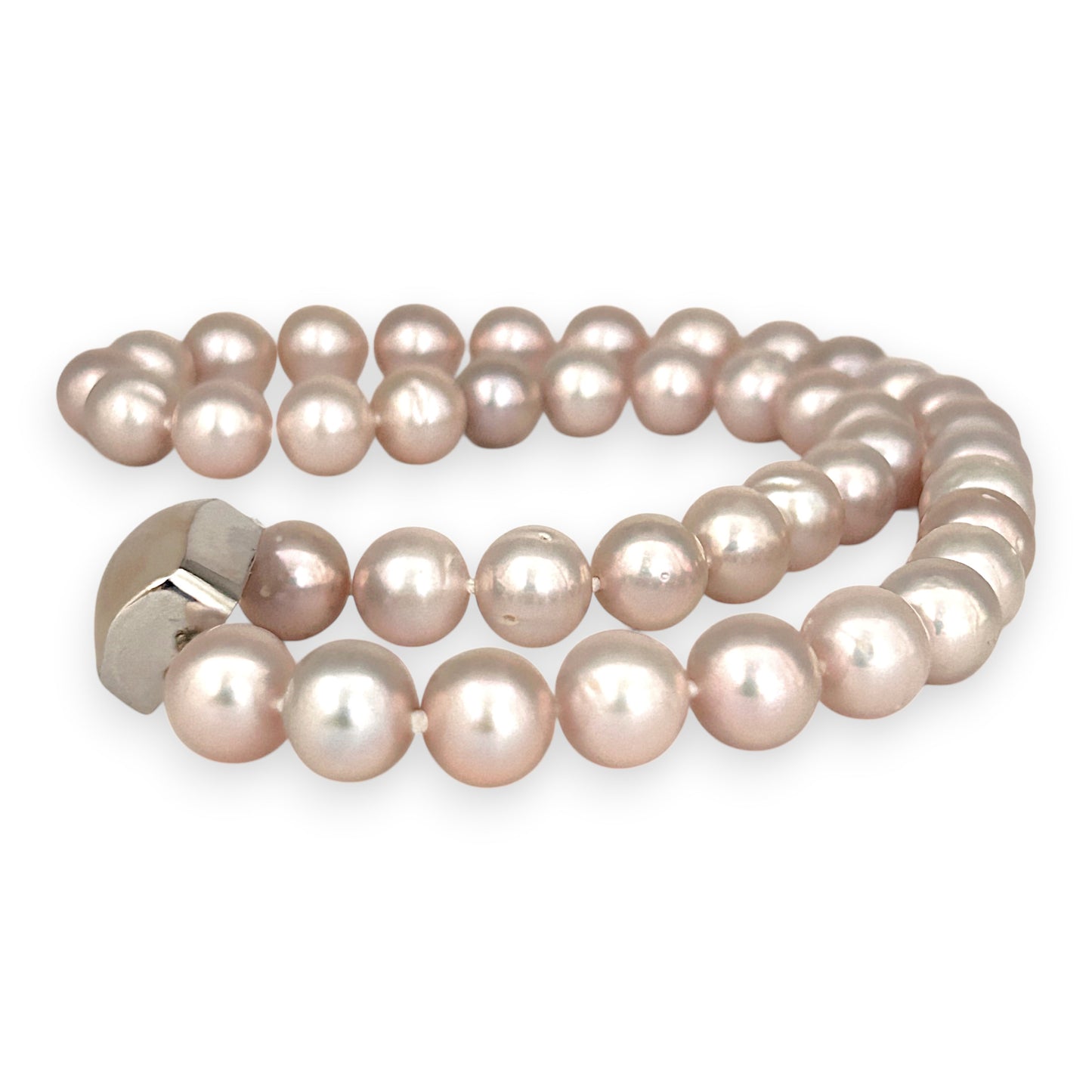 BRAND NEW | Fresh Water Pearl Necklace - Rosé Mist