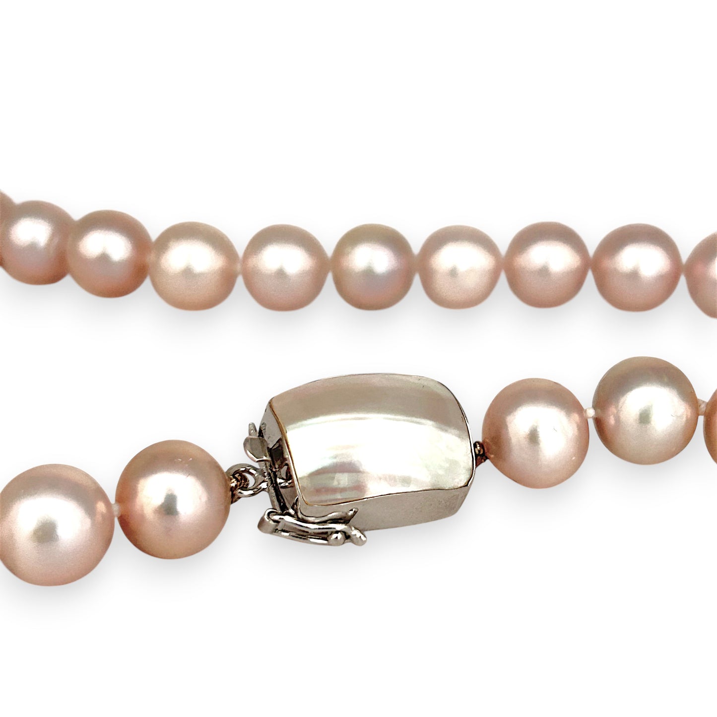 BRAND NEW | Fresh Water Pearl Necklace - Rosé Mist