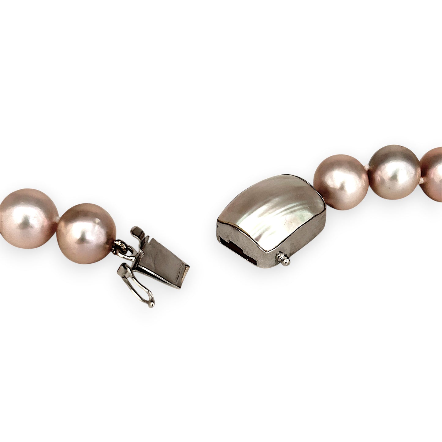 BRAND NEW | Fresh Water Pearl Necklace - Rosé Mist