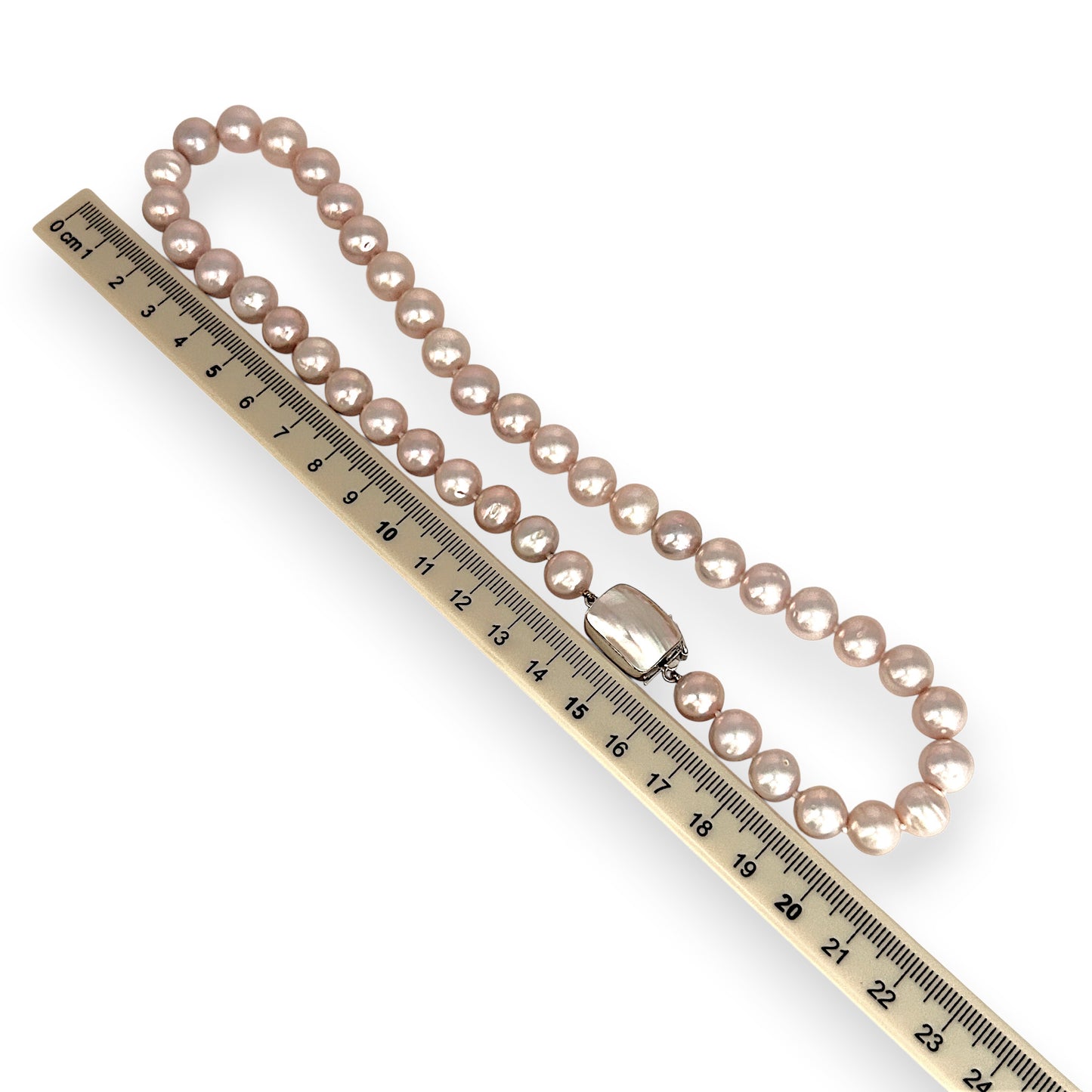 BRAND NEW | Fresh Water Pearl Necklace - Rosé Mist