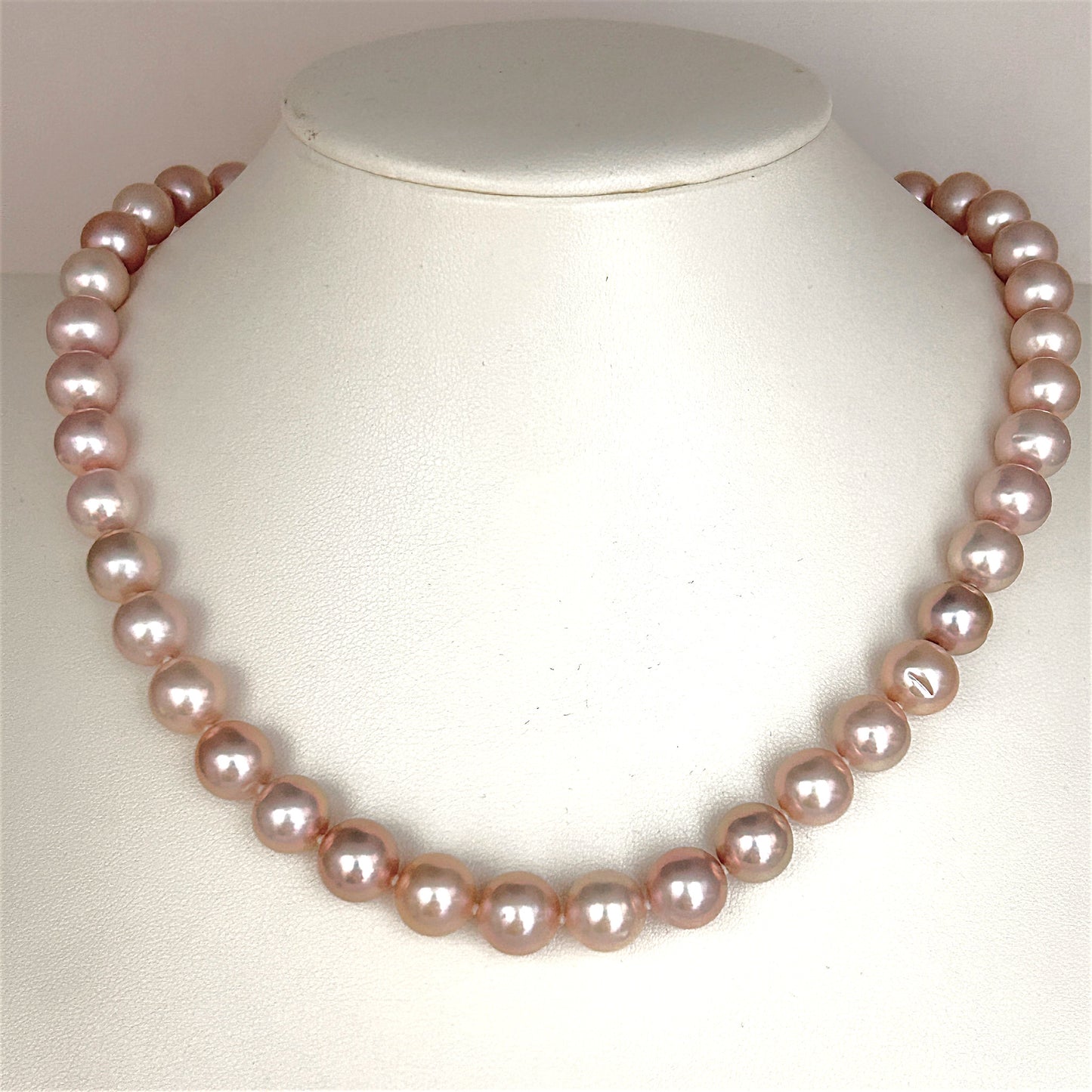 BRAND NEW | Fresh Water Pearl Necklace - Rosé Mist