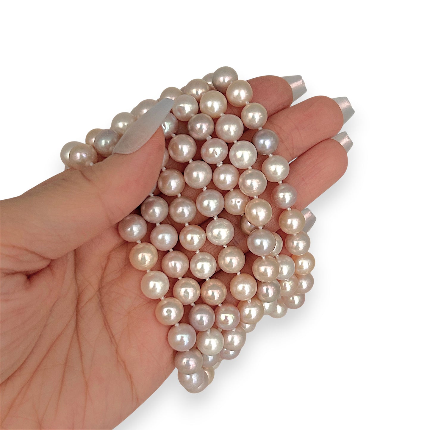 BRAND NEW | Multicolour Freshwater Pearl Necklace - Petal‑Glow Pearl Rope