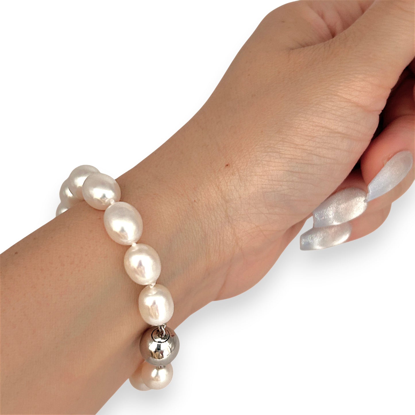 BRAND NEW | Freshwater Oval Pearl Bracelet - Pure Oval Radiance