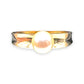 GOLD DEAL | 9ct Gold Solid Ring with 7.2mm Pearl, Size P-Q Width 4.8mm