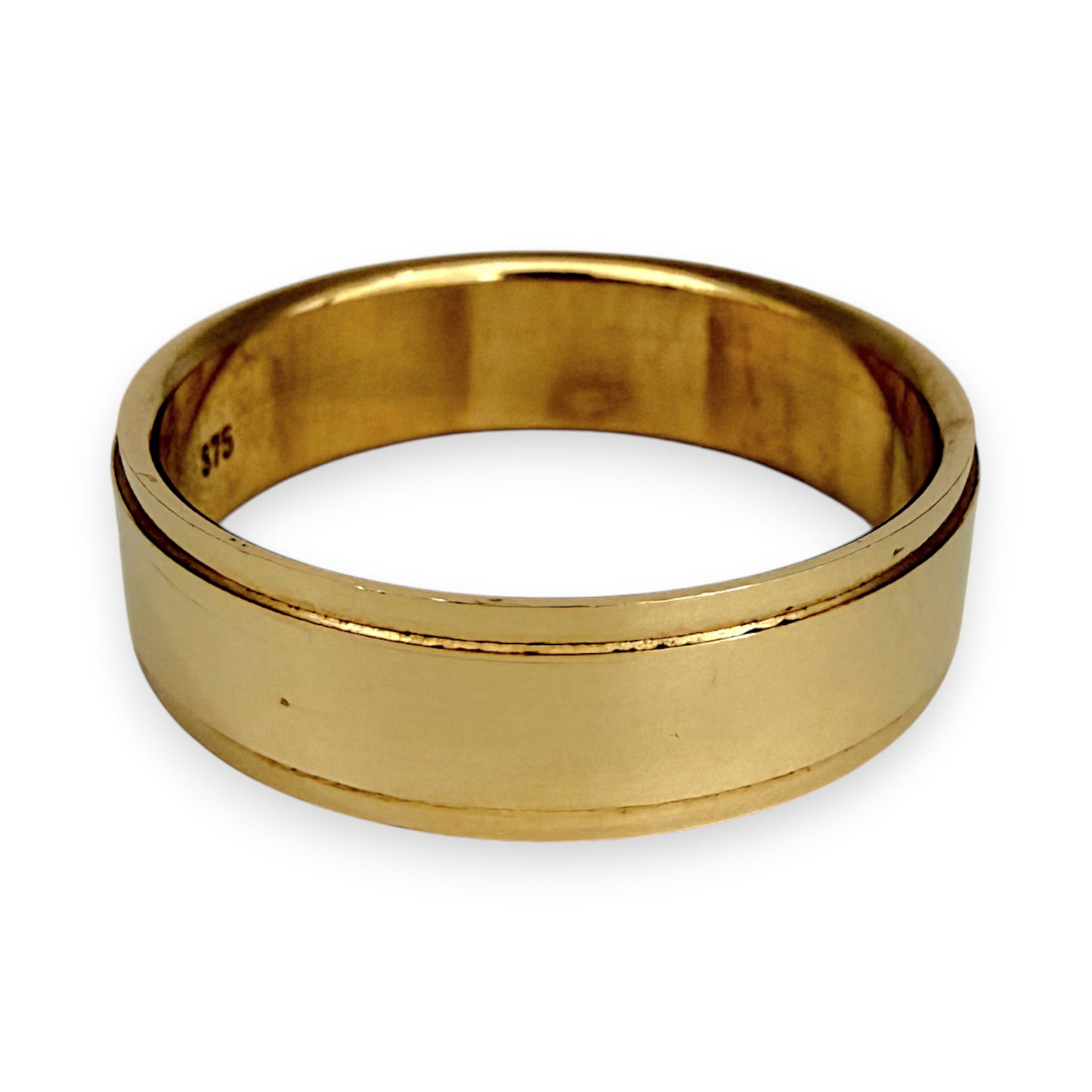 BRAND NEW | 9ct Gold Auric Minimalist Band Ring Size T