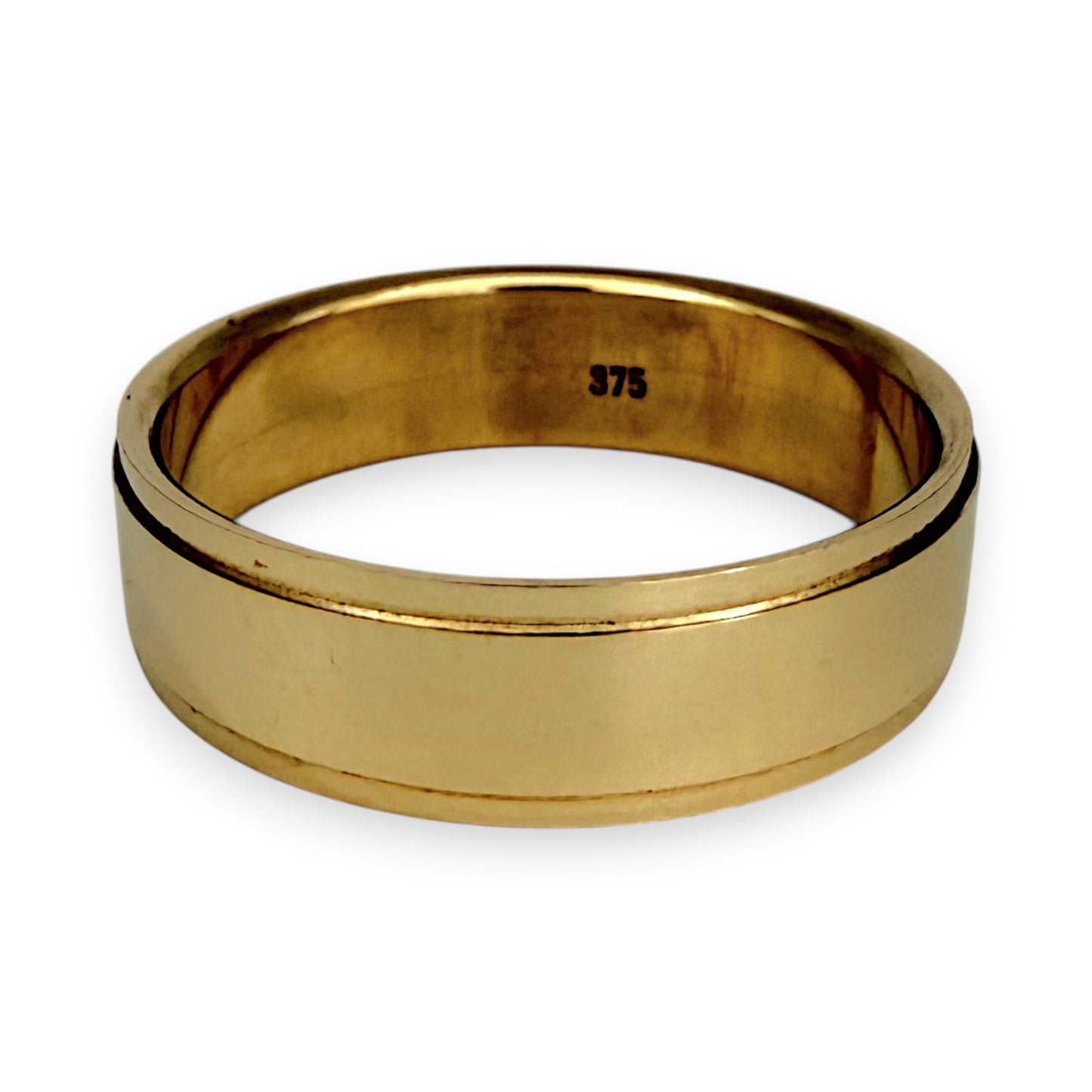 BRAND NEW | 9ct Gold Auric Minimalist Band Ring Size T