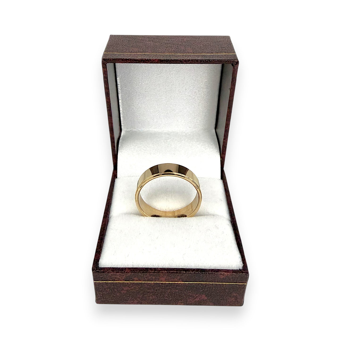 BRAND NEW | 9ct Gold Auric Minimalist Band Ring Size T