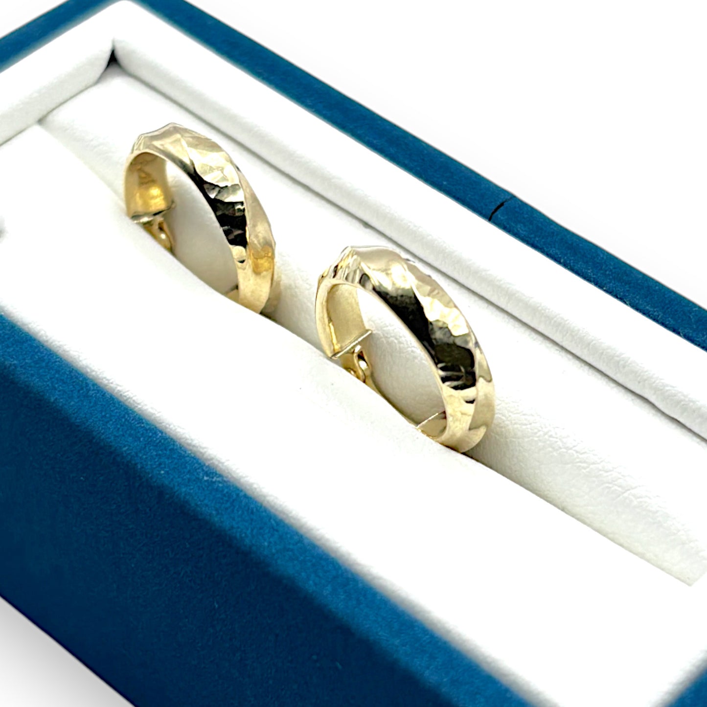 9ct Gold Stylish Hoop Earrings R # 361